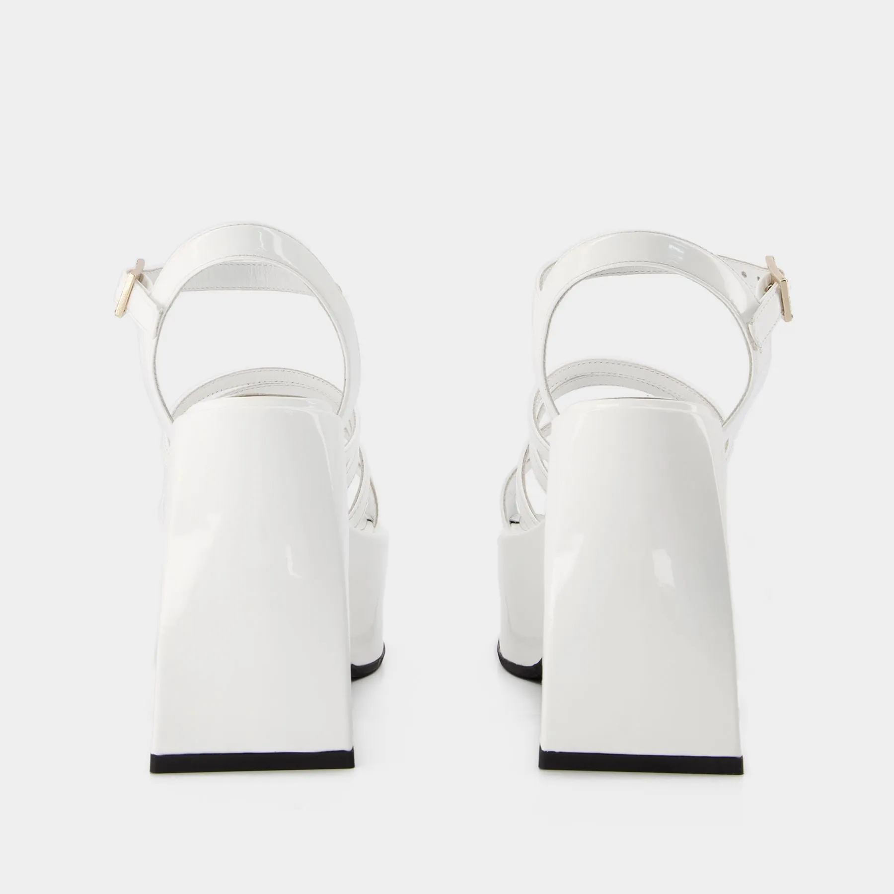 Nodaleto  Bulla Chibi Sandals - Nodaleto - White - Leather