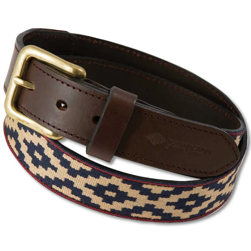 Pampeano Cincha Navy Polo Belt