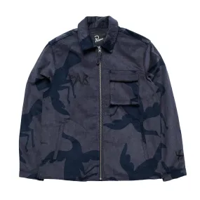 Parra clipped wings shirt jacket 'Greyish Blue'