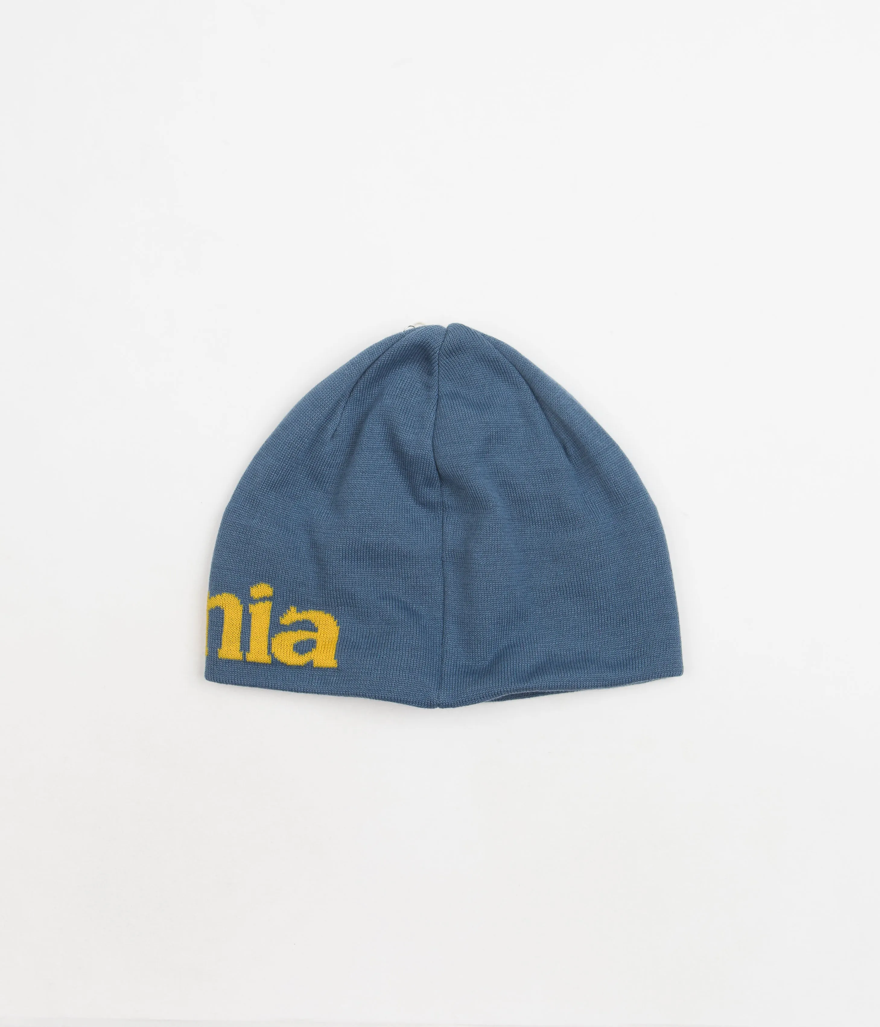 Patagonia Beanie - Logo Belwe Knit: Wavy Blue