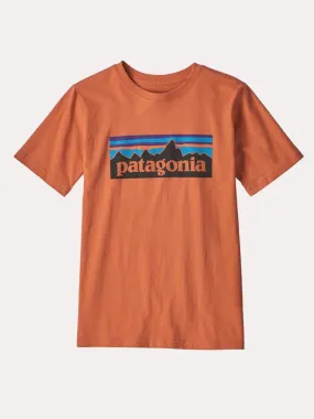     PATAGONIA  Boys' P-6 Logo Organic Cotton T-Shirt    