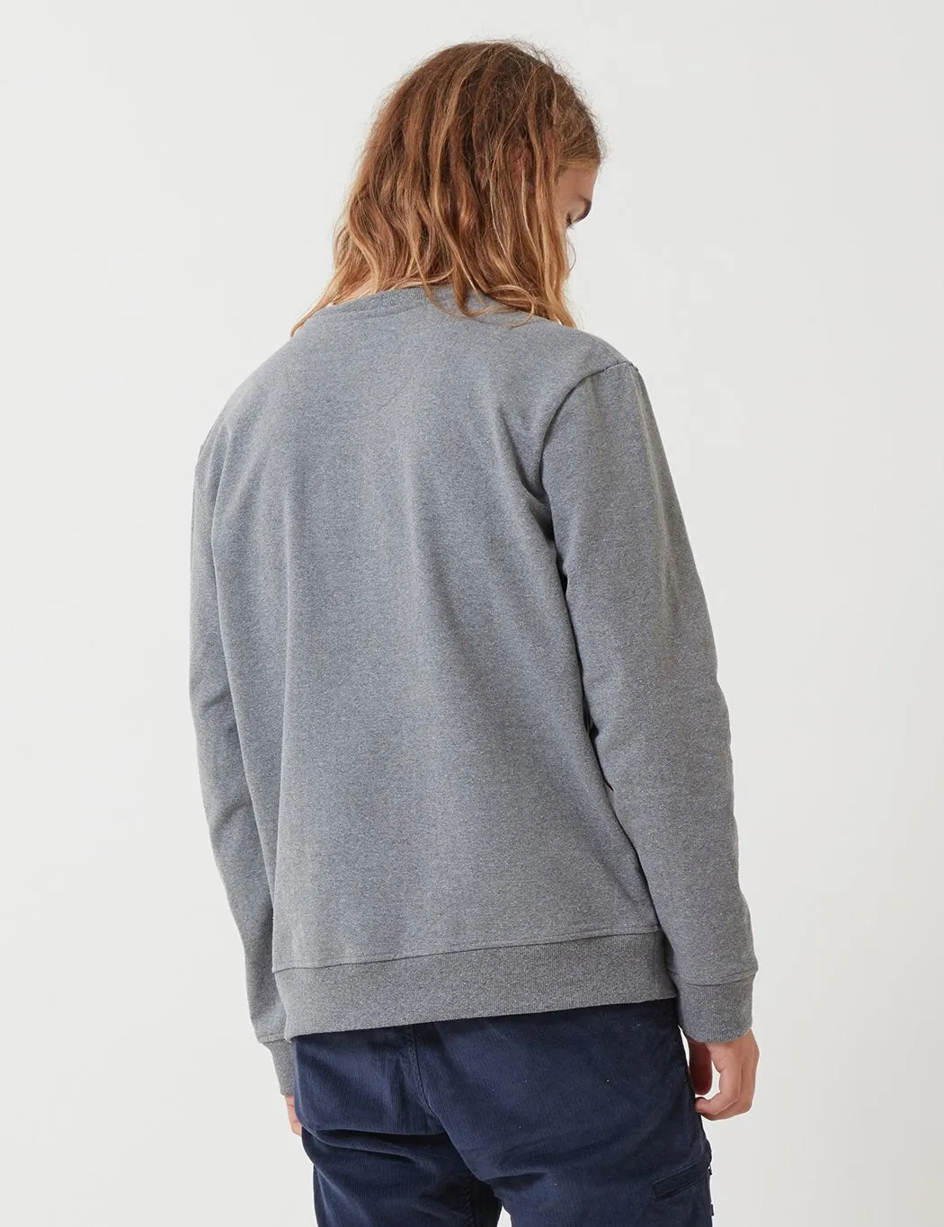 Patagonia Fitz Roy Horizons Uprisal Sweatshirt - Gravel Heather Grey