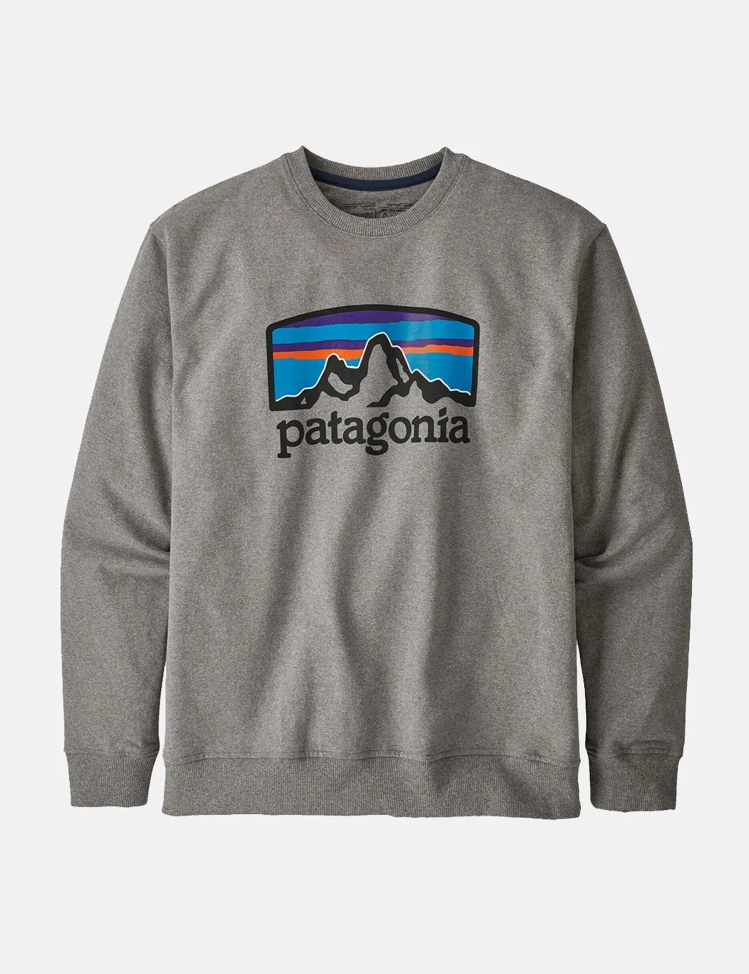 Patagonia Fitz Roy Horizons Uprisal Sweatshirt - Gravel Heather Grey