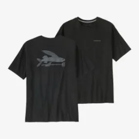 Patagonia Flying Fish Mens Responsibili-Tee - Ink Black