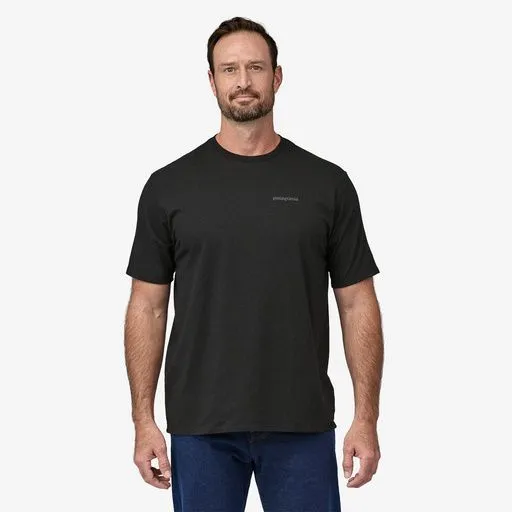 Patagonia Flying Fish Mens Responsibili-Tee - Ink Black