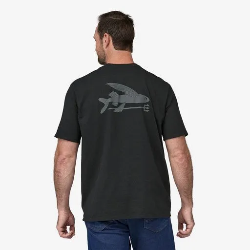 Patagonia Flying Fish Mens Responsibili-Tee - Ink Black