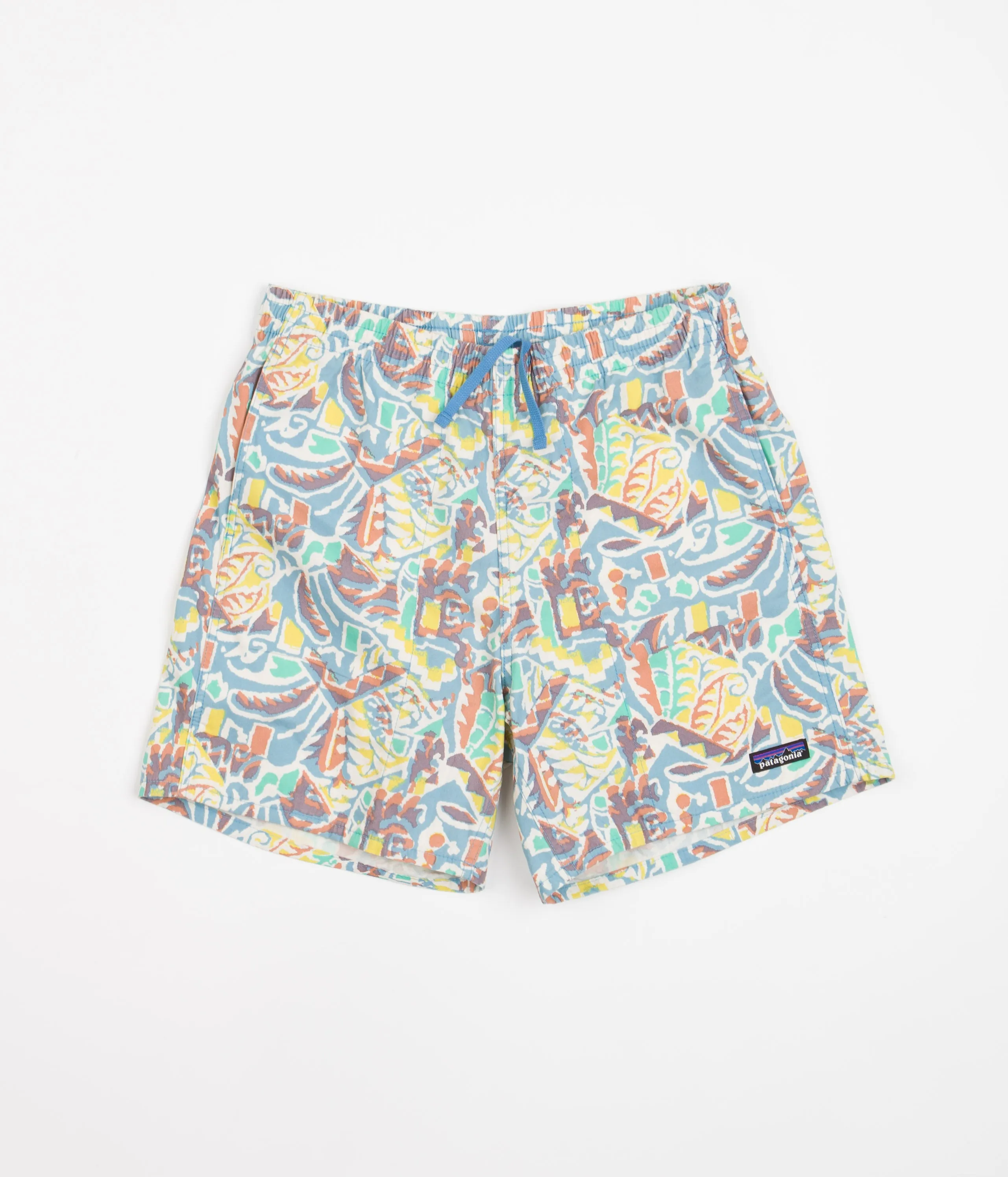 Patagonia Funhoggers Shorts - Thriving Planet: Lago Blue