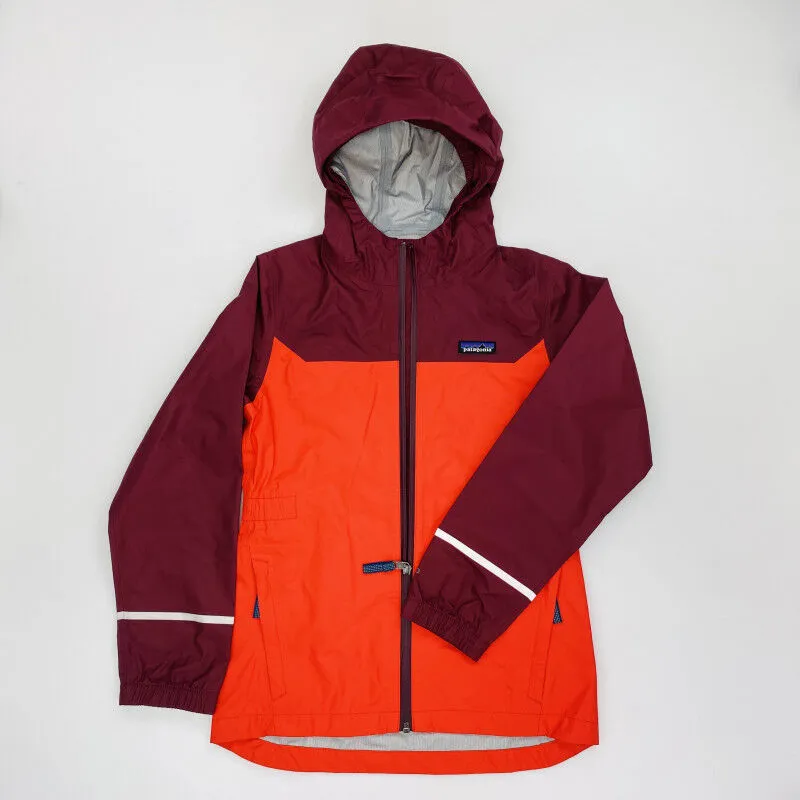 Patagonia Girls' Torrentshell 3L Jkt - Second Hand Waterproof jacket - Kid's - Red - M | Hardloop