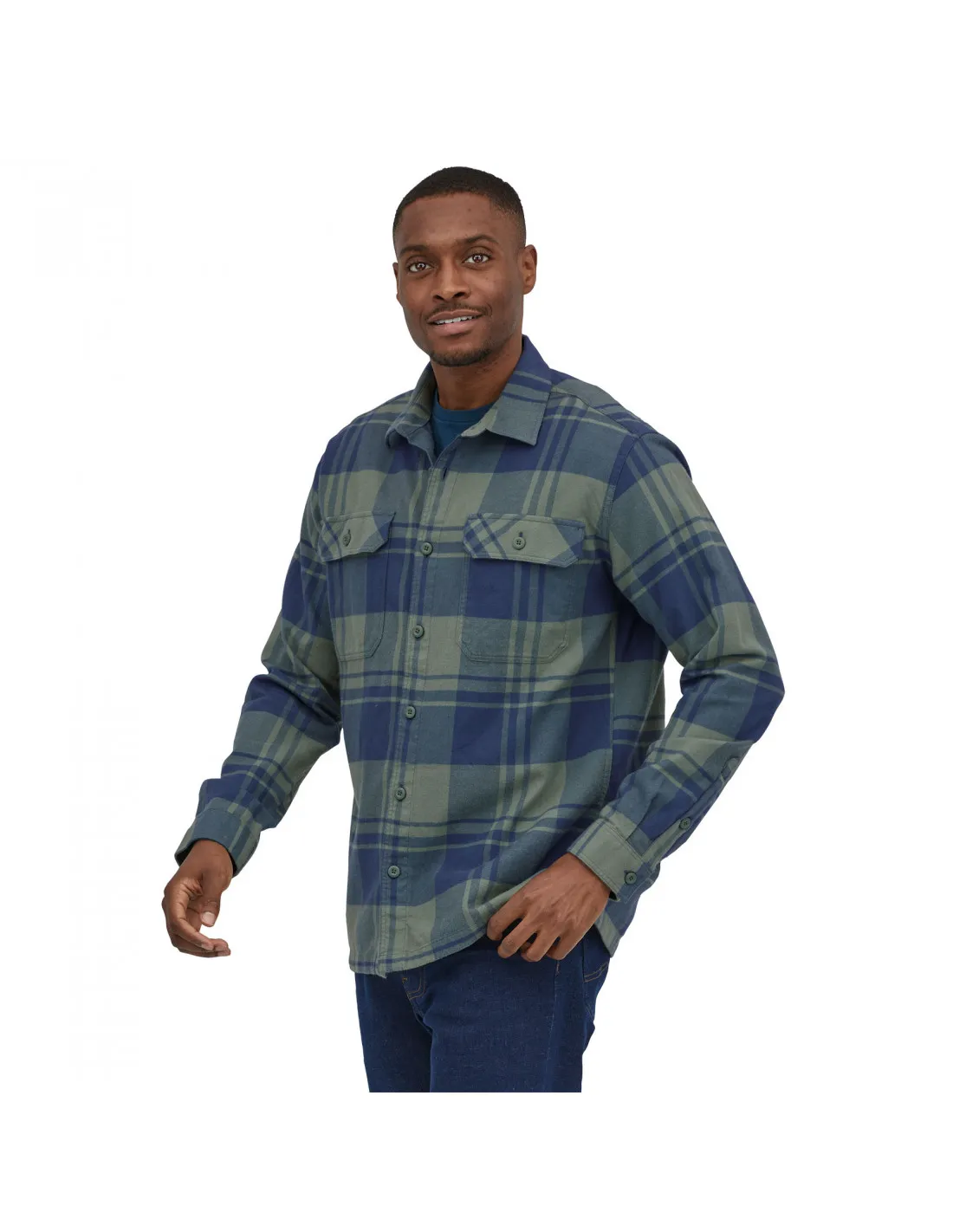 Patagonia, M's Long-Sleeved Organic Cotton Midweight Fjord Flannel Shirt