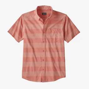 Patagonia - M's LW Bluffside Shirt - Boll Stripe: Mellow Melon