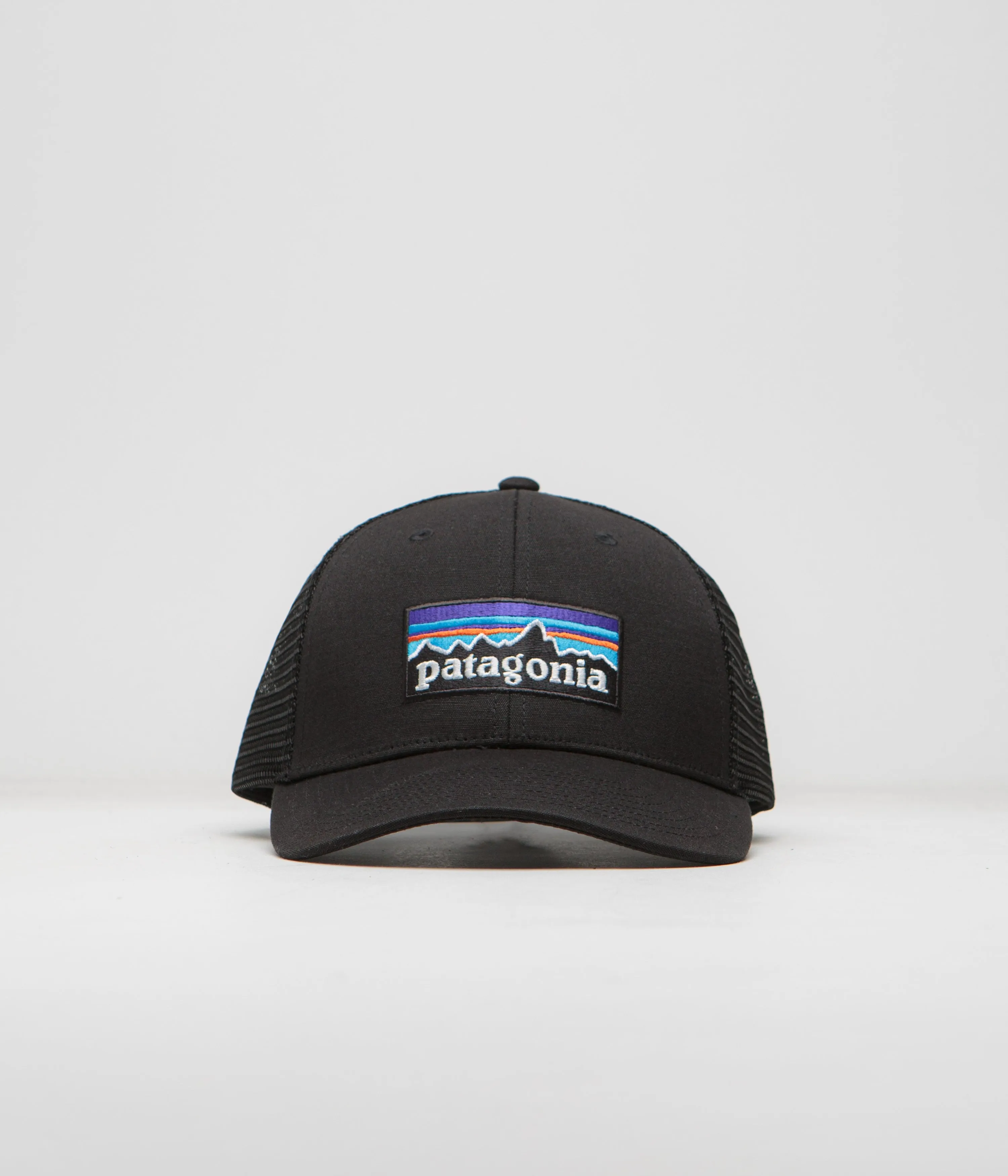 Patagonia P-6 Logo LoPro Trucker Cap - Black