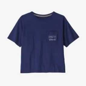 Patagonia '73 Skyline Organic Mens Tee - Sound Blue