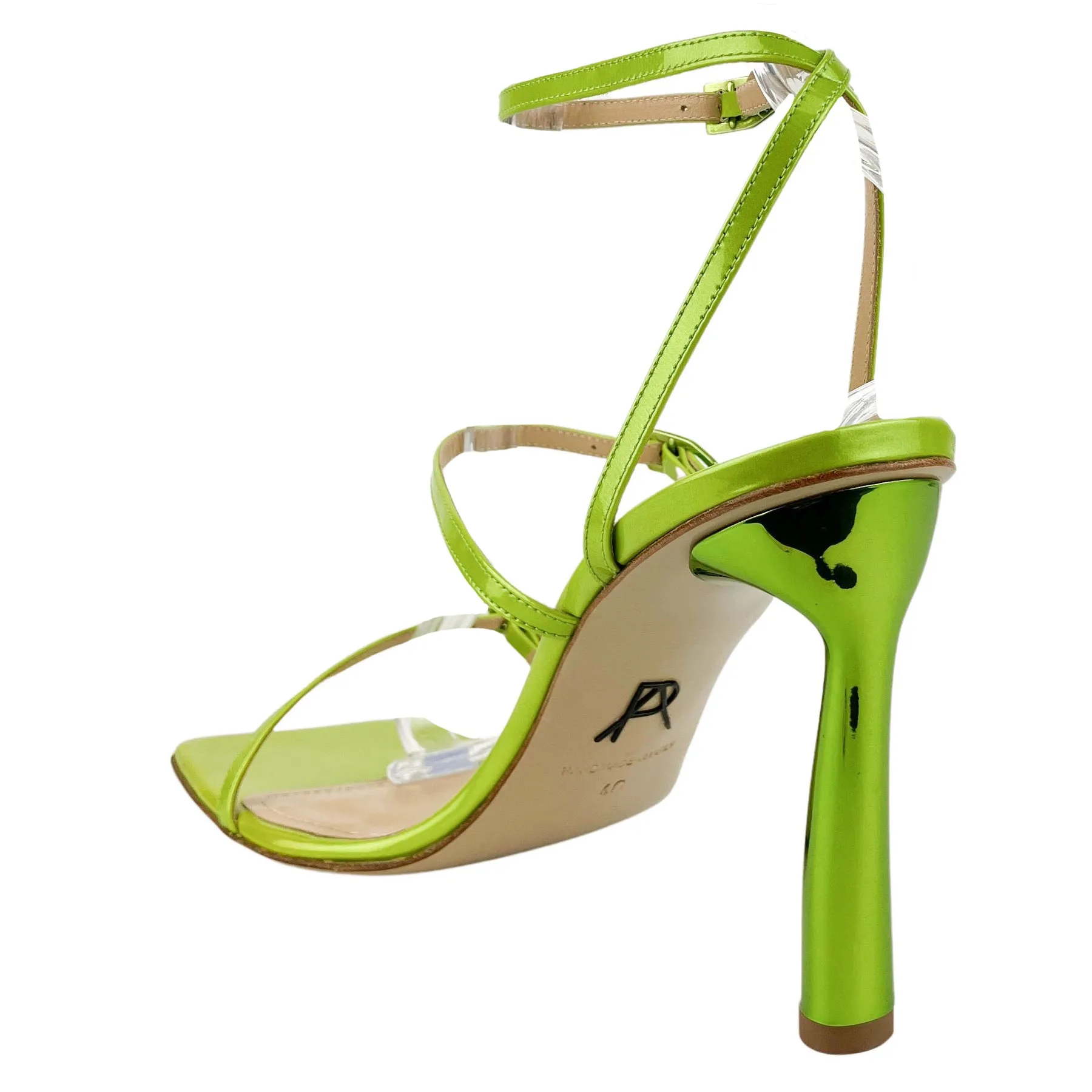 Paul Andrew Slinky Sandals in Acid Yellow