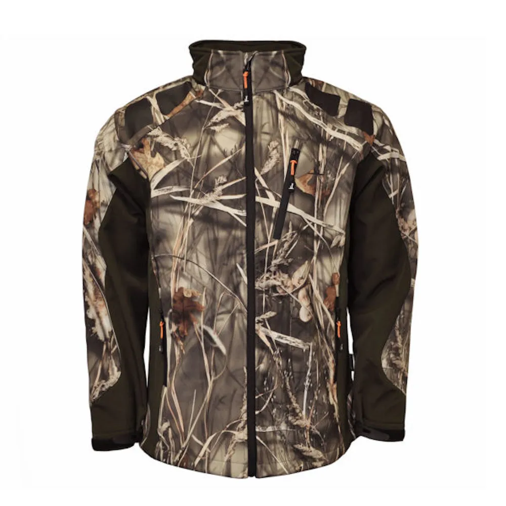 Percussion Softshell Jacket – Ghost Camo Wet