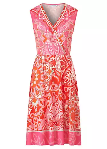 Pink Wrap Jersey Dress by Kaleidoscope | Look Again