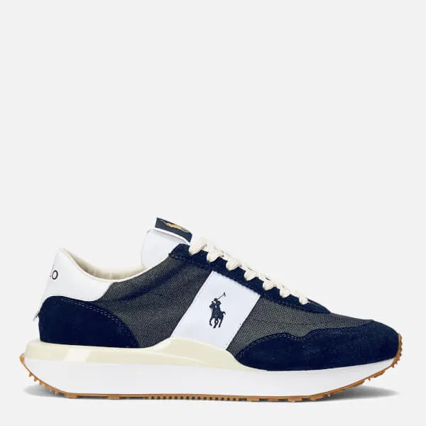 Polo Ralph Lauren Train 89 Suede, Mesh and Faux Leather Trainers