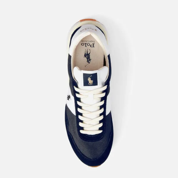 Polo Ralph Lauren Train 89 Suede, Mesh and Faux Leather Trainers