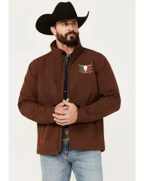 Product Name:  Cowboy Hardware Men's Viva Mexico Skull Softshell Jacket