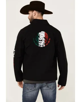 Product Name:  RANK 45® Men's Mexico Embroidered Seal Softshell Jacket