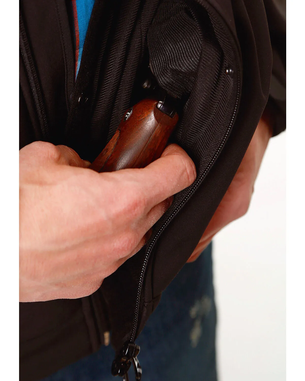 Product Name:  Roper Men's Concealed Carry Softshell Jacket