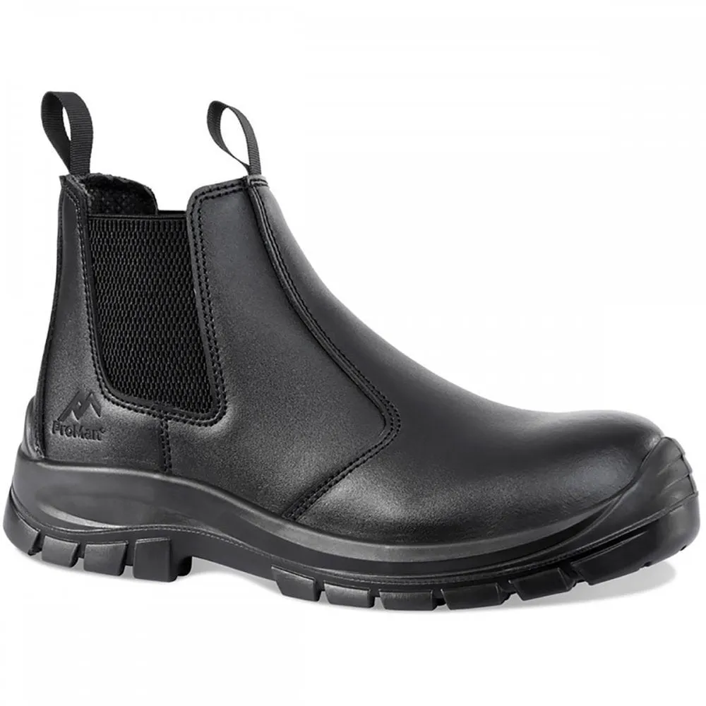 ProMan TC310 Oregon Chelsea Safety Boot Black Size: UK12 *One Size Only - Outlet Store*