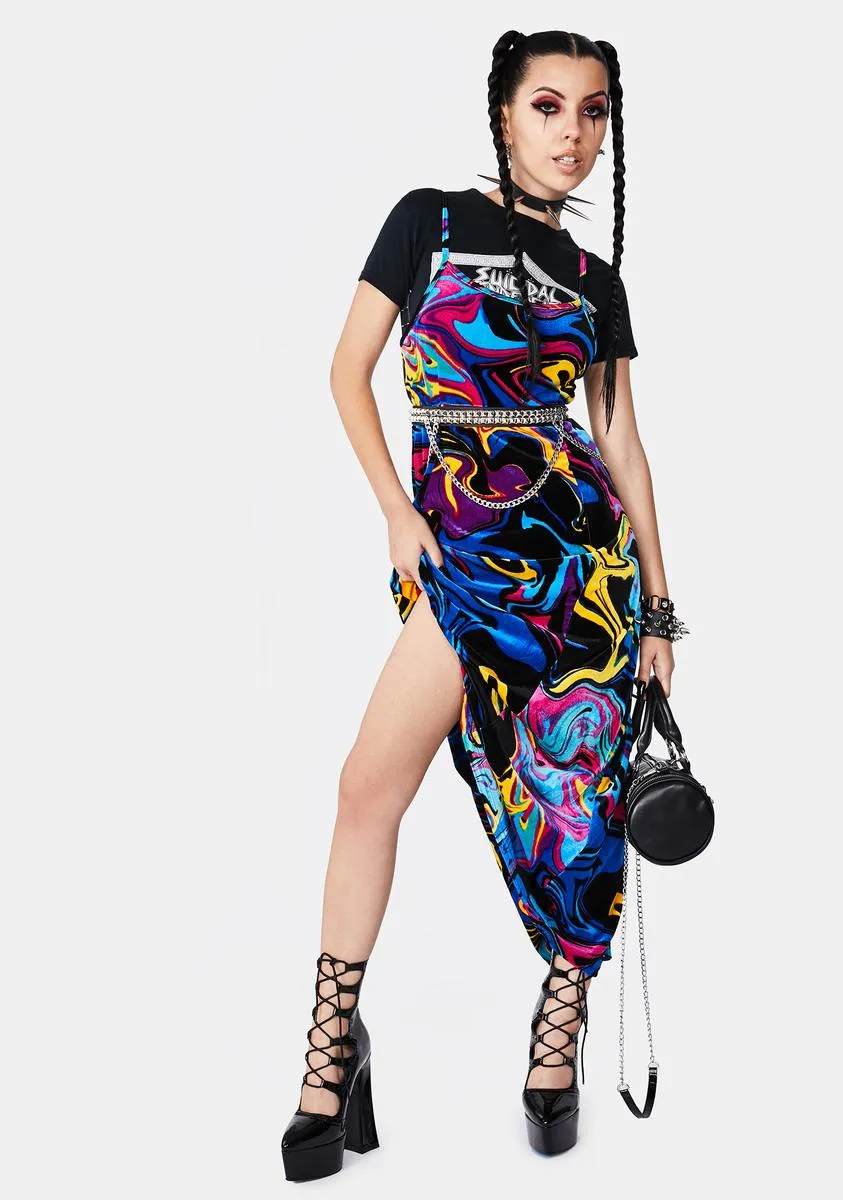 Psychedelia Midi Dress-