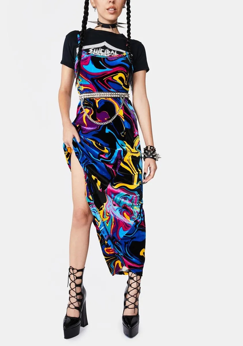 Psychedelia Midi Dress-