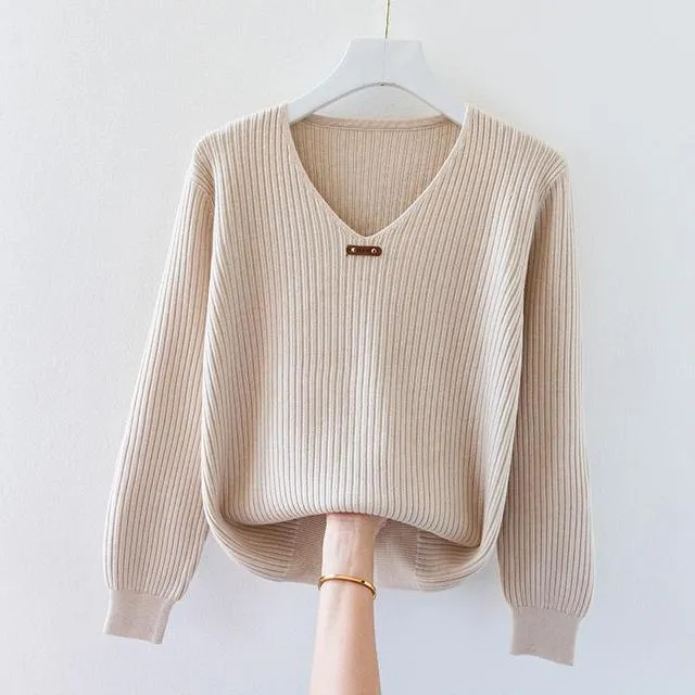 Pullover en maille glamour