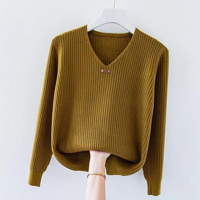 Pullover en maille glamour