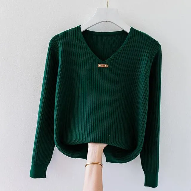 Pullover en maille glamour