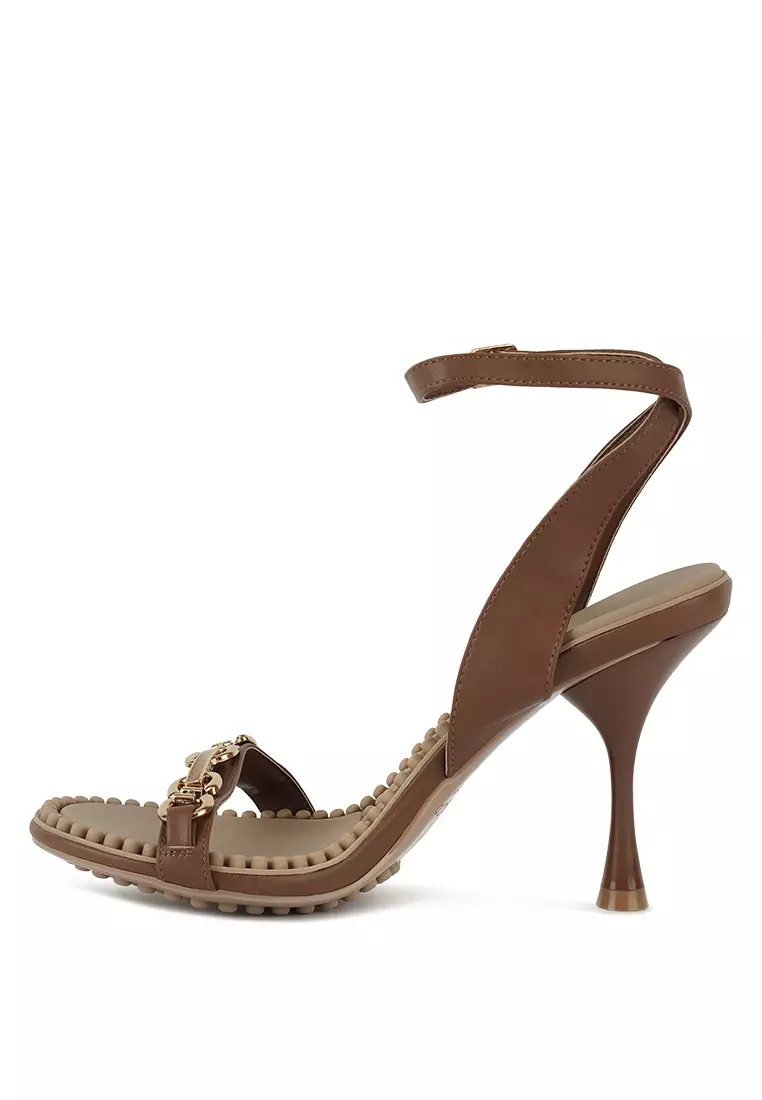 Rag & CO. Mocca High Heeled Sandals