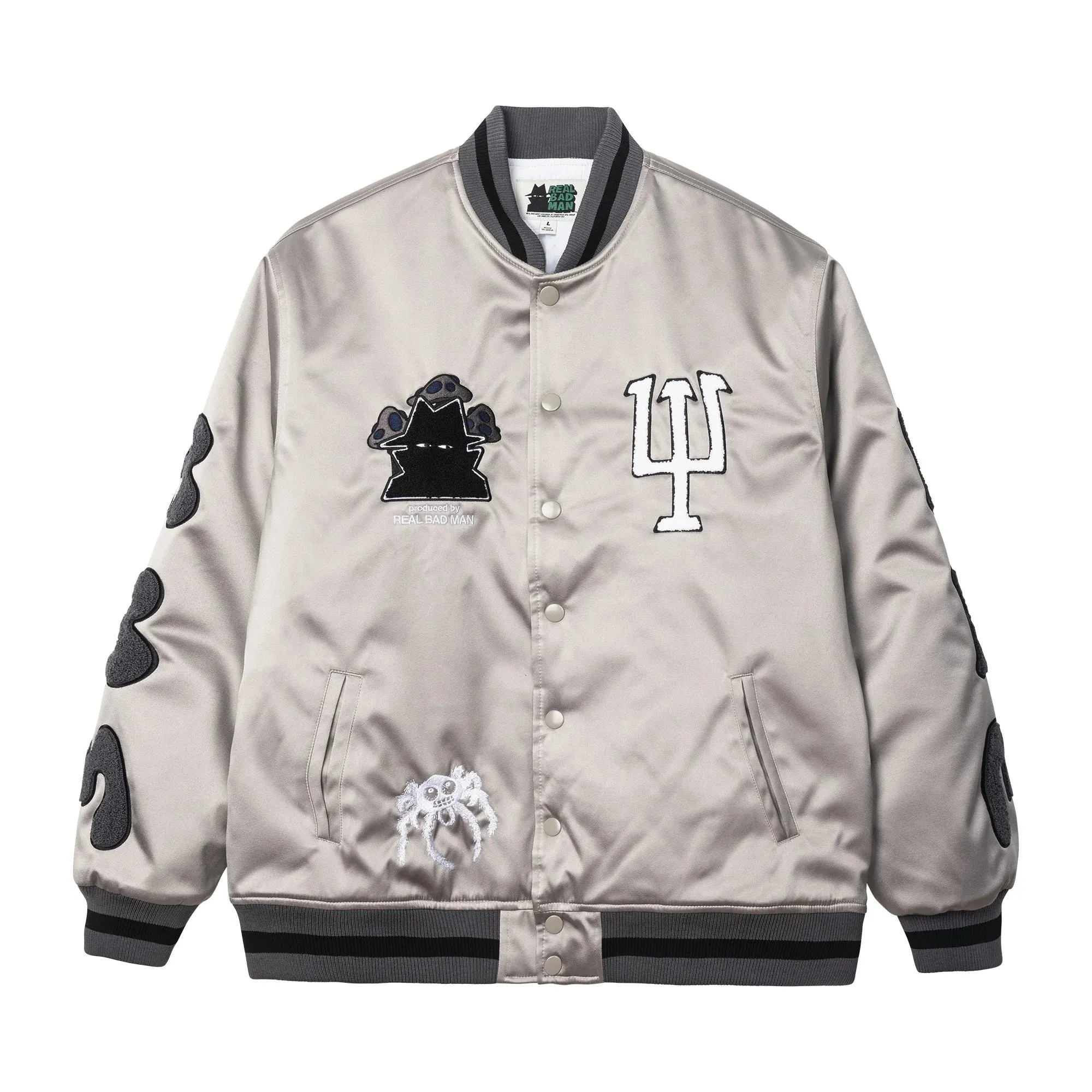 Real Bad Man RBM Team Jacket 'Grey'