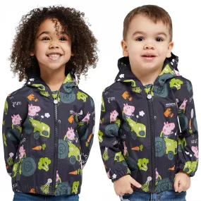 Regatta Kids' Peppa Pig Muddy Puddle Waterproof Jacket | Ultimate Outdoors