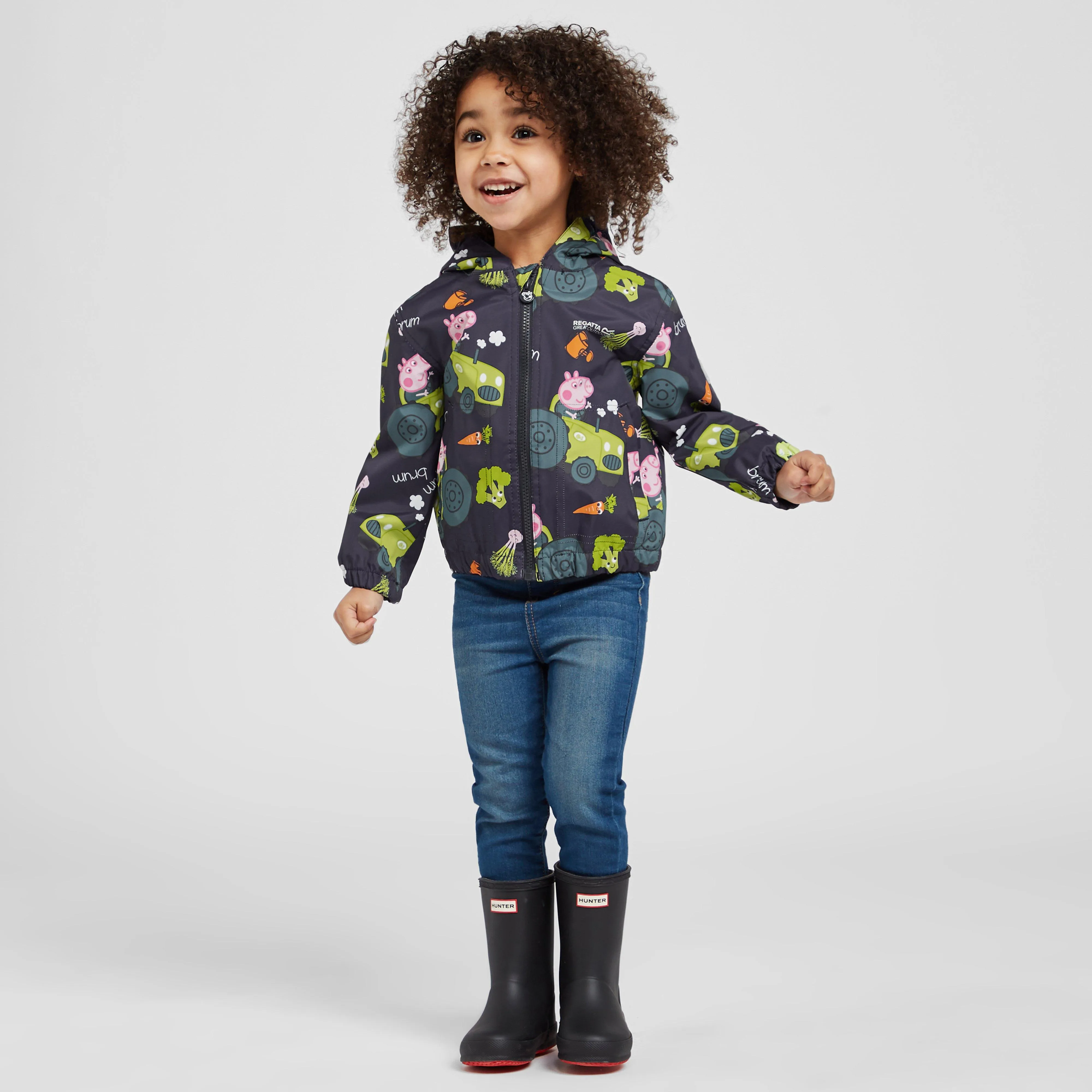 Regatta Kids' Peppa Pig Muddy Puddle Waterproof Jacket | Ultimate Outdoors