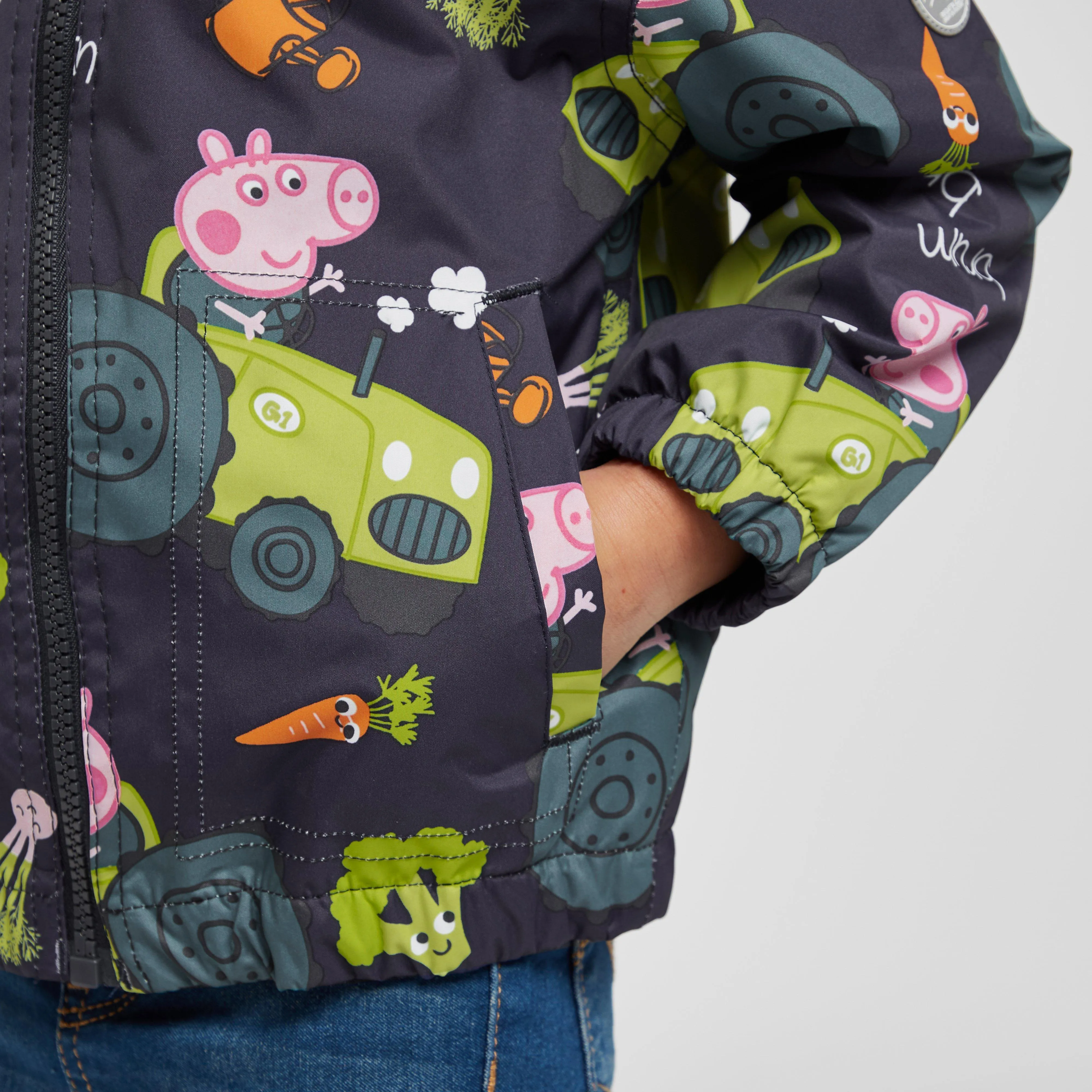 Regatta Kids' Peppa Pig Muddy Puddle Waterproof Jacket | Ultimate Outdoors