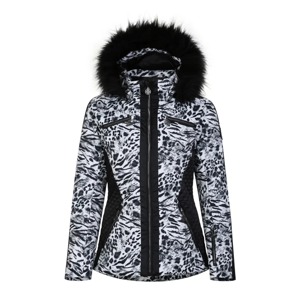 Regatta - Womens/Ladies Julien Macdonald Mastery Animal Print Ski Jacket