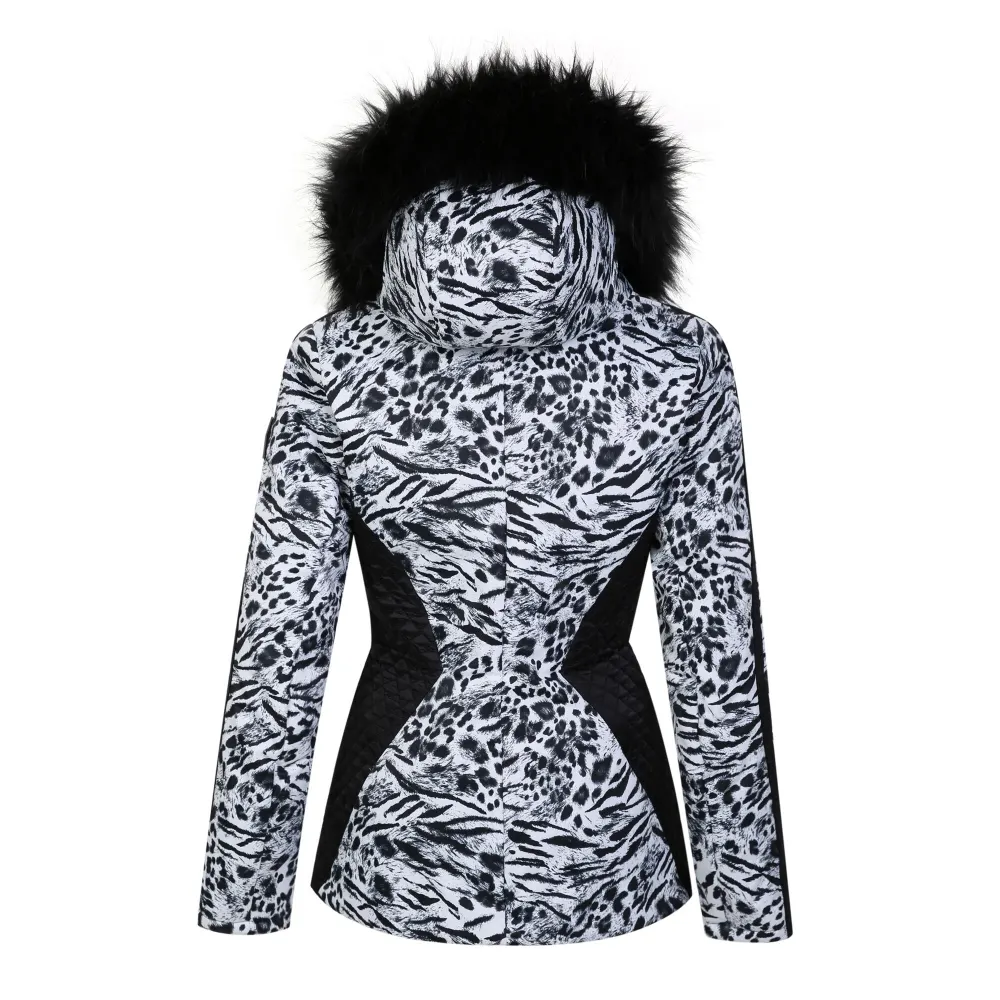 Regatta - Womens/Ladies Julien Macdonald Mastery Animal Print Ski Jacket