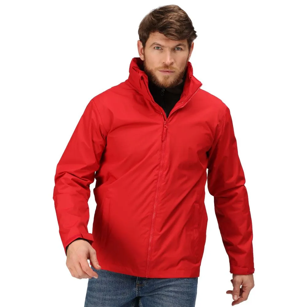 Regatta Mens Classic 3 in 1 Waterproof Jacket TRA150 Red