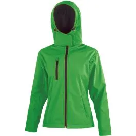 Result Core Ladies Performance Hooded Softshell Jacket 