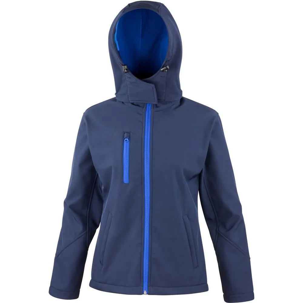 Result Core Ladies Performance Hooded Softshell Jacket 