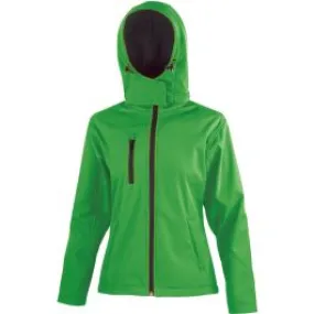 Result Core Ladies Performance Hooded Softshell Jacket 