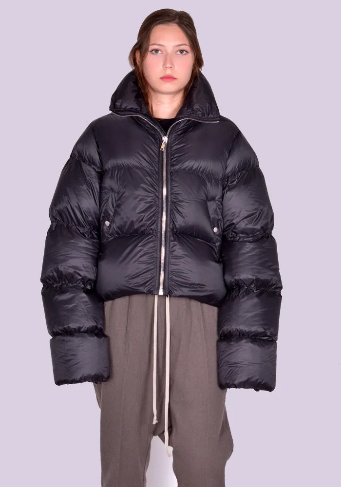 RICK OWENS WOMEN RP02D3772 NPD3 TURTLE JACKET BLACK (New season FW24)