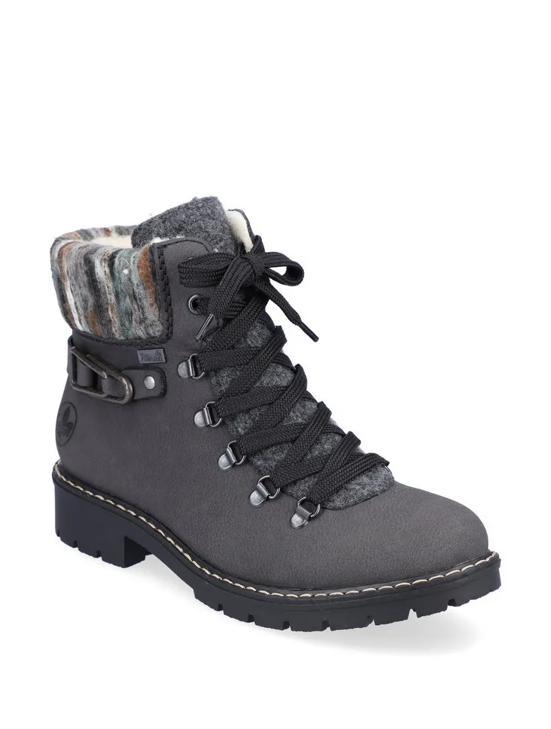 Rieker Y9131-45 Ankle Boot in Grey