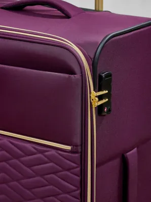 Rock TR-0252-PUR Sloane Purple Suitcase | Holiday Shop | George at ASDA