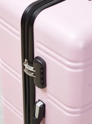 Rock TR-0259-PNK Lisbon Pink Hard Shell Suitcase | Holiday Shop | George at ASDA