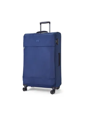 Rock TR-0264-NAV Paris Navy Soft Shell Suitcase | Holiday Shop | George at ASDA