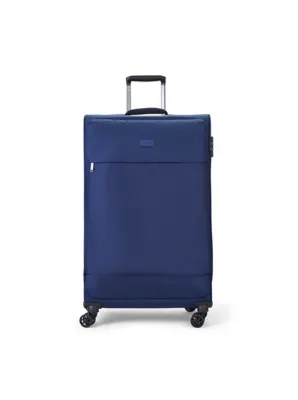 Rock TR-0264-NAV Paris Navy Soft Shell Suitcase | Holiday Shop | George at ASDA