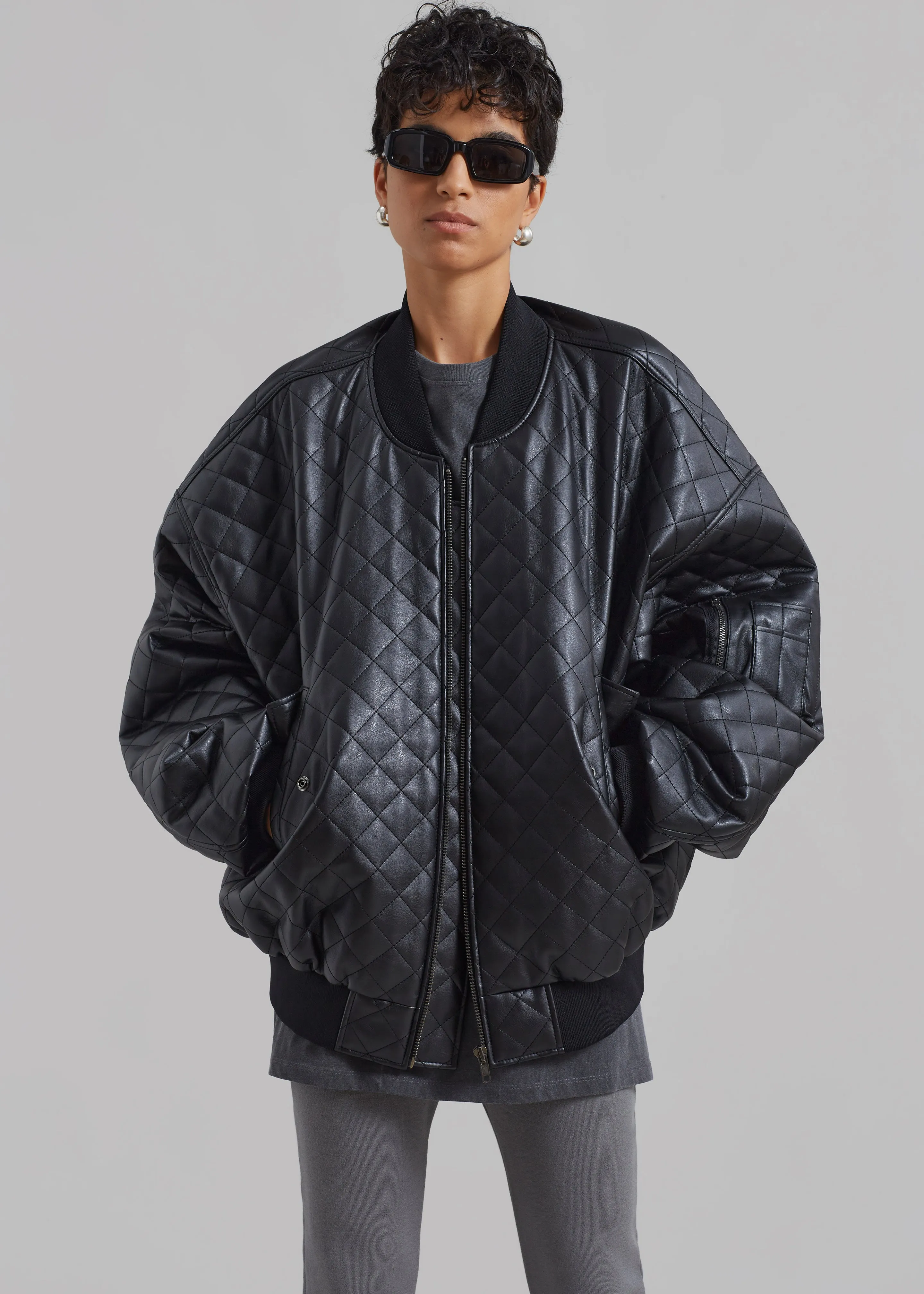 Rosalia Quilted Jacket - Black