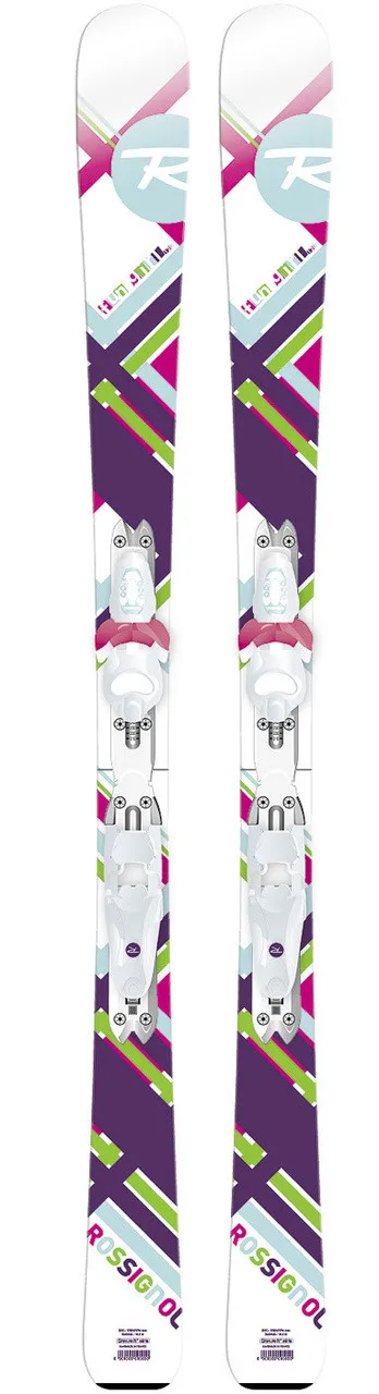 Rossignol Fun Girl Jr Skis + Xelium Saphir 45 Bindings 2015