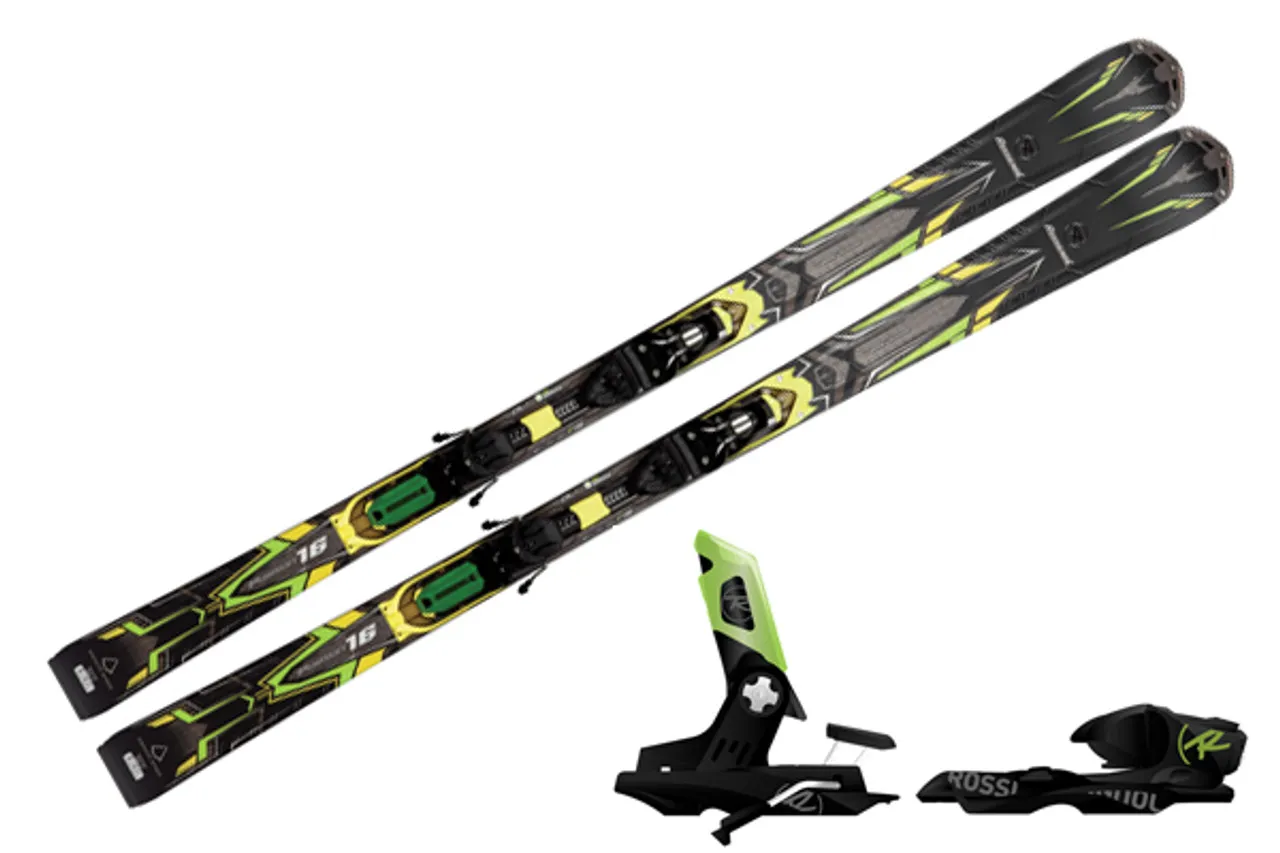 Rossignol Pursuit 16 Ti Skis with Axial2 120S TPI2 Bindings 2014